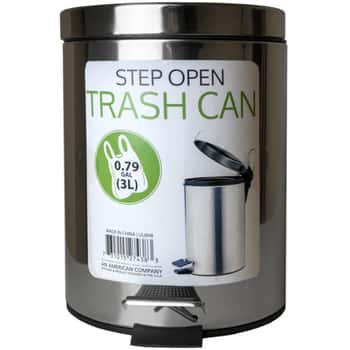 3 Liter Step Open Trash Can