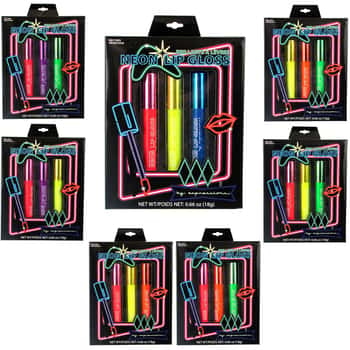 3 Piece Neon Lip Gloss Sets