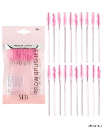 MHB (Must Have Beuaty) Premium Eye Brow Brushes - 20-Pack