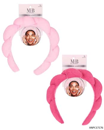 MHB (Must Have Beuaty) Premium Spa Headbands - Pink & Fuchia
