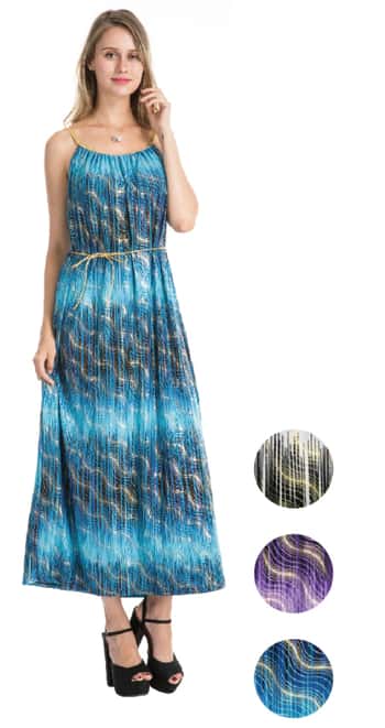 Women's Maxi Dresses - Assorted Prints