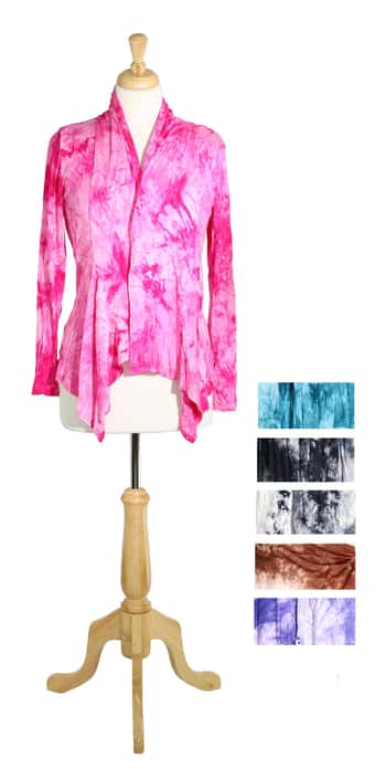 Ladies Rayon Wraps - Tie Dye Prints
