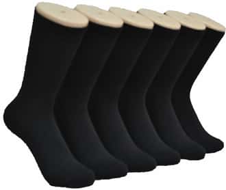 Women's Novelty Crew Socks - Black - Size 9-11