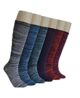 Women's Novelty Knee High Socks - Marled Prints - Size 9-11