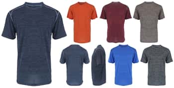 Men's Performance Melange Crew Neck T-Shirts - Choose Your Color(s)