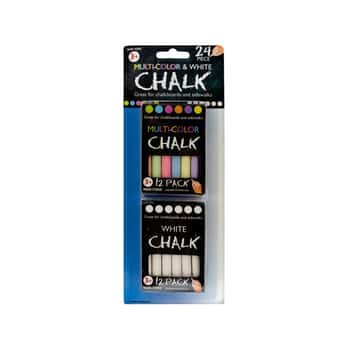 Multi-Color &amp; White Chalk Set