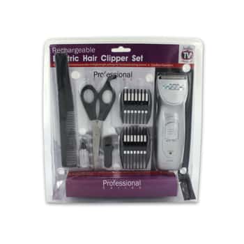 Rechargeable Hair Clipper Set With Accessories