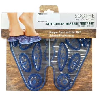 Soothe by Apana Reflexology Massage Footprint in Blue