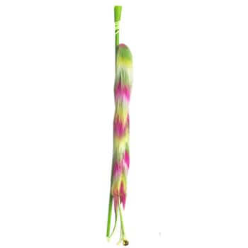 Bell and Fuzzy Tail Teaser Toy with Long Handle