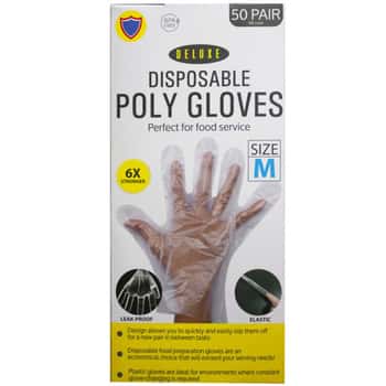 100 Pack Medium TPE Glove