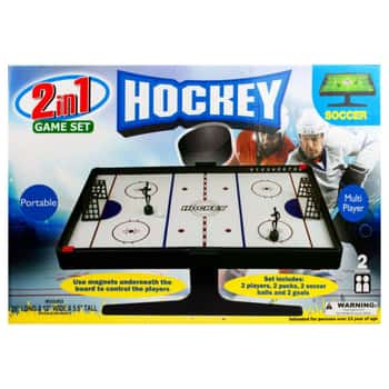 2-in-1 Soccer and Hockey Magnetic Game Set