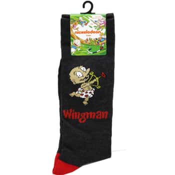 1 Pack Rugrats Wingman Valentines Day Mens Crew Socks in Sizes 10-13