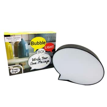 Mini Bubble Light Box Message Board with Markers