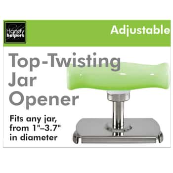 Top-Twisting Adjustable Jar Opener
