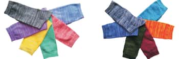 Women's Novelty Crew Socks - Heathered Prints - Size 9-11 - 6-Pair Packs