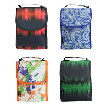 Printed Insulated Poly Lunch Bags