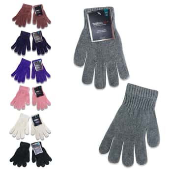 Adult Cushioned Touchscreen Gloves - Assorted Colors - One Size Fit Most