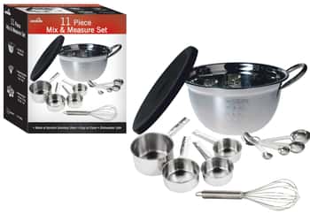 11-Piece Stainless Steel Mix & Measure Sets