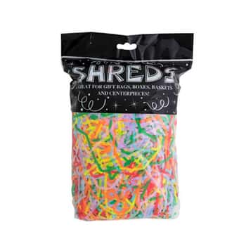 Shreds Tissue 50gm Multi Color Party Peggable Printed Polybag