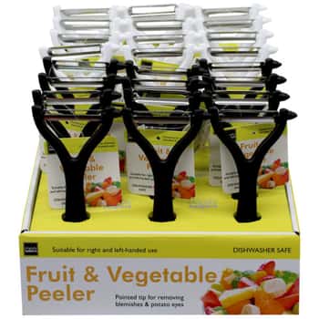Triangle Head Vegetable and Fruit Peeler Countertop Display