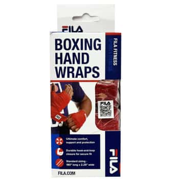 FILA Accessories Red 2.25&quot; x 15 Foot Boxing Handwraps
