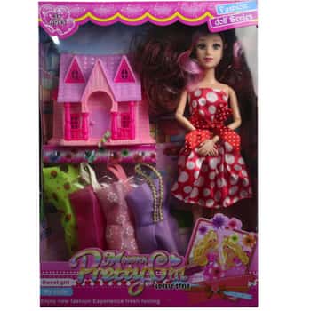 11&quot; Moveable Joint Beauty Doll with Fun Accessories