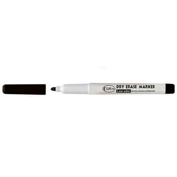 Low Odor Dry Erase Markers w/ Fine Tip - Black