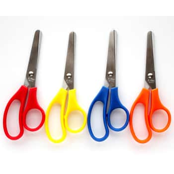 5" Assored Colored Blunt Scissors