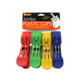 Jumbo Plastic Clips