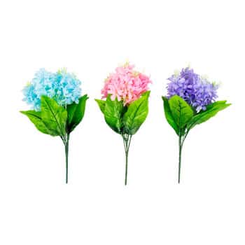 Floral Lilac Bushes 5stem 3ast12in Pink/blue/purple Ht