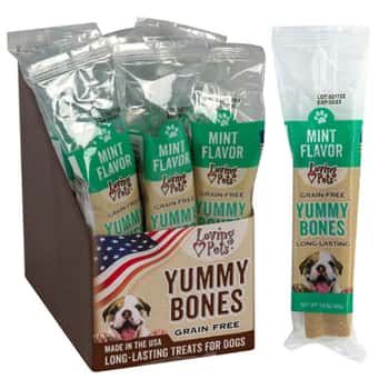 Dog Treats Mint Flavor Stick2.8 Oz Counter Displaygrain-free Made In Usa