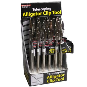 Extendable Alligator Clip with Telescoping Handle Countertop Display