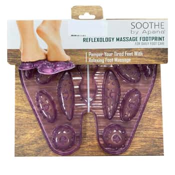 Soothe by Apana Reflexology Massage Footprint in Purple