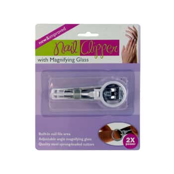 Nail Clipper With Magnifying Glass