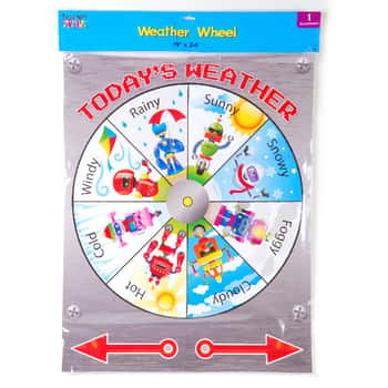 Printed Classroom Weather Wheels
