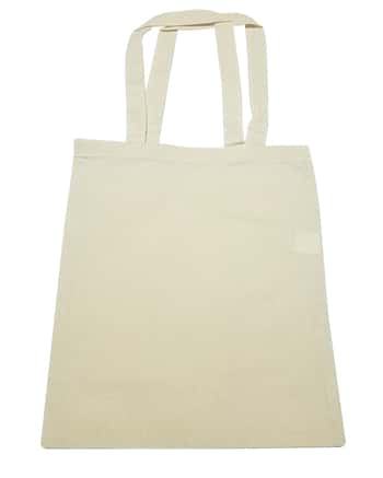 Natural Cotton Canvas Tote Bags - 11" x 13"