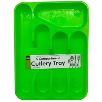 Five Section Plastic Cutlery Tray