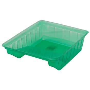 Paint Tray 6in Green Plastic Deep Well W/grid