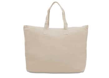 Amanda Cotton Canvas Tote Bags - Natural Only