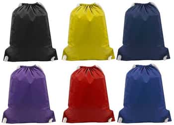 18'' Water-Resistant Drawstring Backpacks