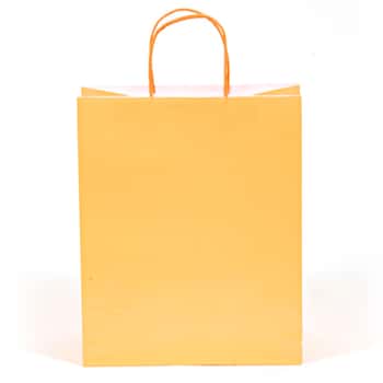 Euro Medium Neon Orange Gift Bags