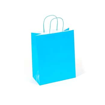 Large Neon Hot Blue Gift Bags