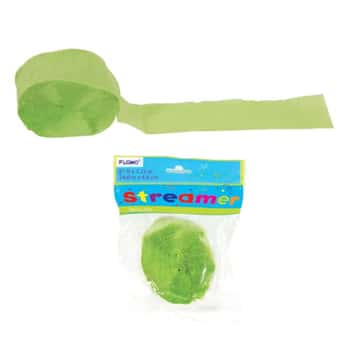 Lime Green Crepe Streamers