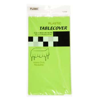 Lime Green Rectangular Table Covers