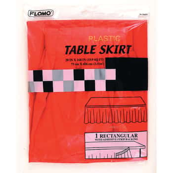 Red Table Skirts