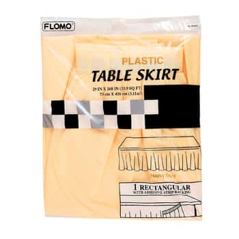 Pastel Yellow Table Skirts