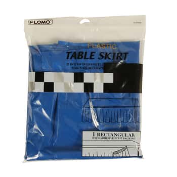 Blue Table Skirts