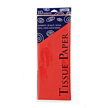 Red Tissue Paper -10-Sheet-Packs