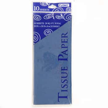 Royal Blue Tissue Paper -10-Sheet-Packs