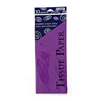 Purple Tissue Paper - 10-Sheet-Packs